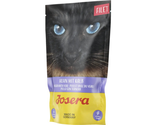 Katzenfutter nass Josera Filet Huhn mit Kalb 70 g getreidefrei