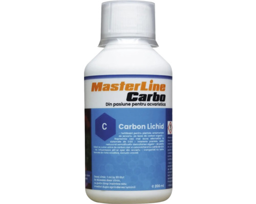 Aquariumpflanzendünger MasterLine Carbo 200 ml Kohlenstoffquelle