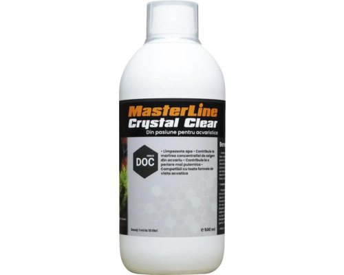 Wasseraufbereiter MasterLine Crystal Clear 500 ml bindet feinste organische Schwebeartikel