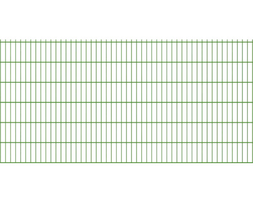 Doppelstabmatte Typ 8/6/8 251 x 123 cm RAL 6005 moosgrün