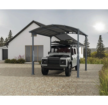 Einzelcarport, Carport für Wohnmobil CANOPIA by Palram Alpine 4300 höhenverstellbar 359 x 435 cm anthrazit