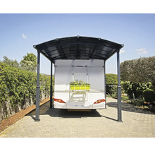 Einzelcarport, Carport für Wohnmobil CANOPIA by Palram Alpine 4300 höhenverstellbar 359 x 435 cm anthrazit