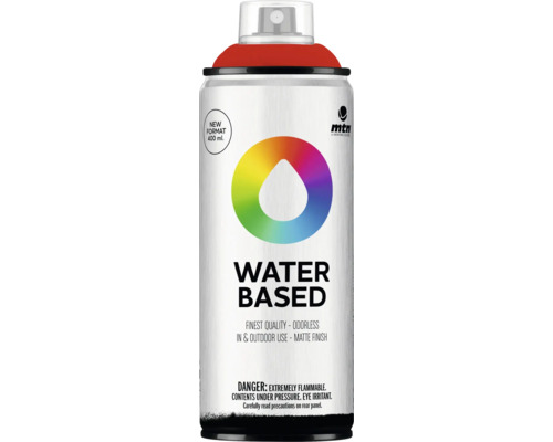 MTN Montana WB400 RV-241 Sprühlack Naphthol Deep Red 400 ml MTN Water Based Sprühfarbe, 400 ml