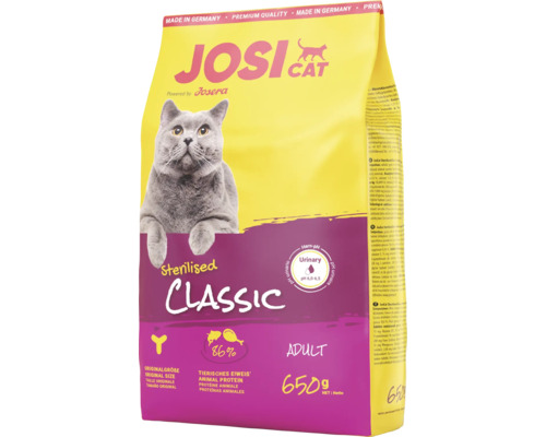 Katzenfutter trocken JosiCat Sterilised 650 g