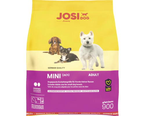 Hundfutter trocken JosiDog Mini 900 g