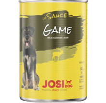 Josi Dog Hundefutter Dose mit Wild in Soße für ausgewachsene Hunde