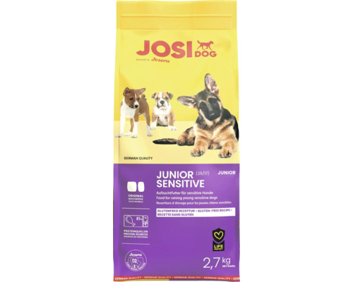 Hundfutter trocken JosiDog Junior Sensitive 2,7 kg