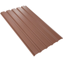 PRECIT Trapezplatte für Wand W35LA Rotbraun RAL 8012 Fix-Breite 1070 mm x Stärke 0,5 mm (Meterware ab 150 bis max. 900 cm)