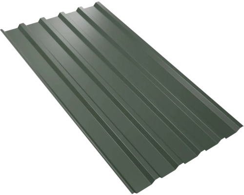 PRECIT Trapezplatte für Dach mit Antikondensationsvlies W35LV Nadelgrün RAL 6020 Fix-Breite 1085 mm x Stärke 0,63 mm (meterware ab 150 bis max. 900 cm)