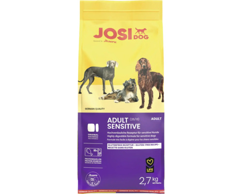 Hundfutter trocken JosiDog Adult Sensitive 2,7 kg