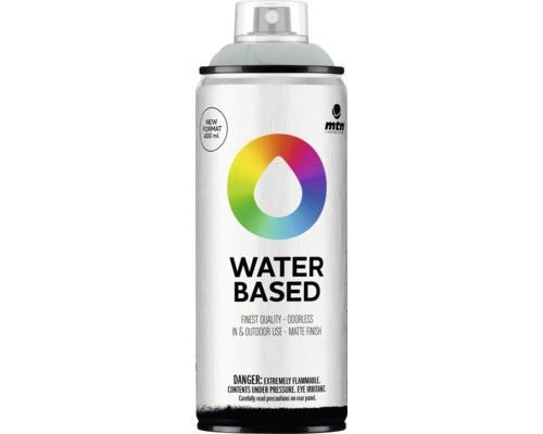 MTN Montana Water Based Sprühlack RV-7040 Neutral Grey 400 ml MTN Water Based Sprühfarbe, 400 ml