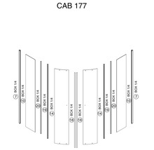 CAB 177 Bauzeichnung mit Einzelteilen
