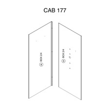 CAB 177 Darstellung von zwei Bauteilen aus Kasten 2/4
