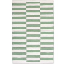Teppich mit geometrischem Streifenmuster