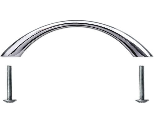 Möbelgriff aus Metall mit Schrauben