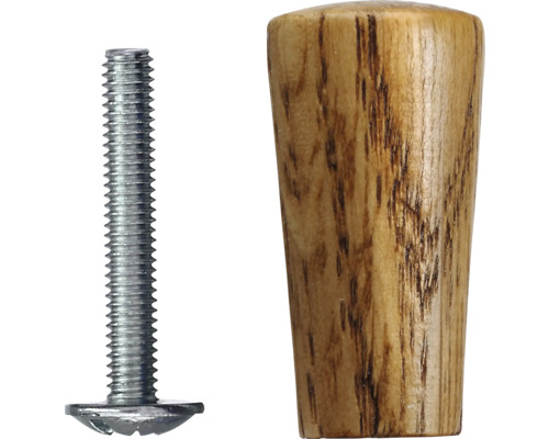 Holzmöbelknopf mit Schraube
