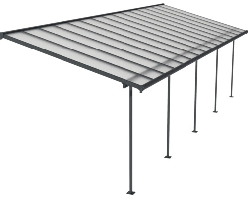 Freistehendes Terrassendach mit Pfosten