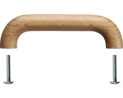 Holzgriff mit Schrauben