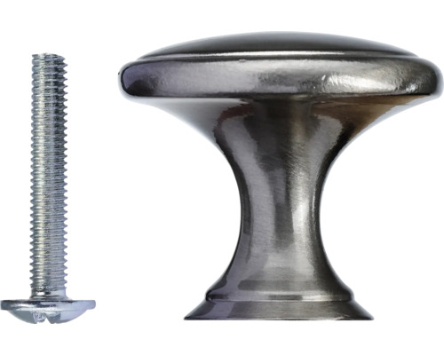 Möbelknopf aus Metall mit Schraube