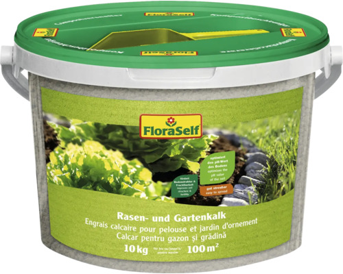 Rasenkalk & Gartenkalk FloraSelf 10 kg / 100 m²