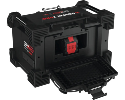 Bosch Perfectpro Radiobaustelle mit offenem Fach für Akku