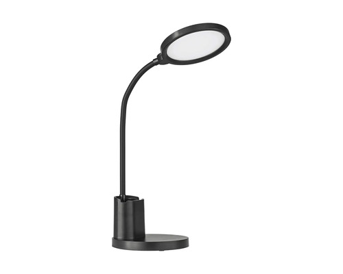 LED Tischleuchte 2,1 W 300 lm 2700- 6500 K CCT einstellbare weißtöne H 55 cm mit Touch schwarz