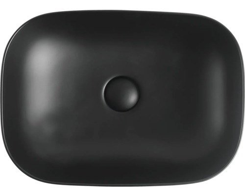 Aufsatzwaschbecken aus Keramik mit rechteckiger Form
