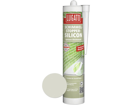 Lugato Schimmel-Stopper-Silikon silbergrau 310 ml