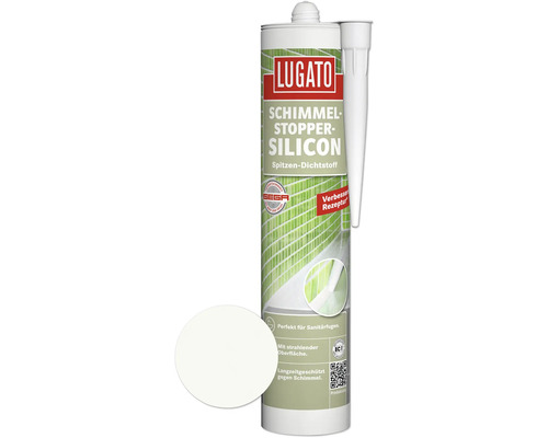 Lugato Schimmel-Stopper-Silikon weiß 310 ml