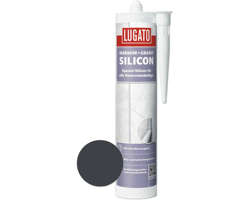 Lugato Spezial-Silikon Marmor + Granit anthrazit 310 ml