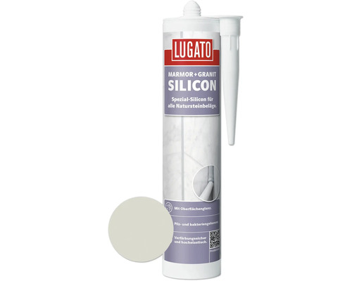 Lugato Spezial-Silikon Marmor + Granit silbergrau 310 ml