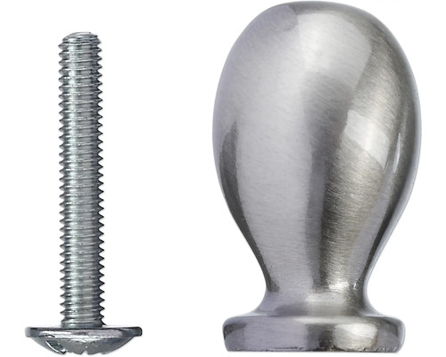 Möbelknopf aus Metall mit Schraube