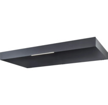 Graue Deckenleuchte mit LED