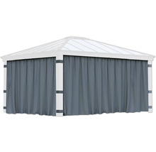 Pavillon mit Vorhängen für den Außenbereich
