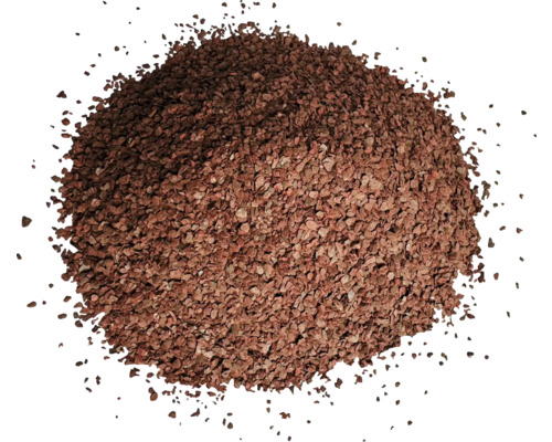 Haufen aus Blähton für Garten und Landschaftsbau