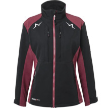 Damen Softshelljacke mit Reißverschluss und Stehkragen