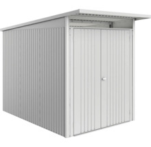 Gartenhaus Biohort AvantGarde Eco A3 Doppeltür 180 x 300 cm silber-metallic