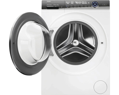 Geöffnete Waschmaschine von Haier