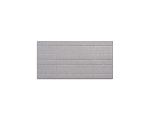 Wandpaneel XPS Stone Wall Silver 4 Stk. 100 x 50 cm Graue Ziegelwandverkleidung