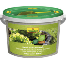 Rasenkalk und Gartenkalk im Eimer, 10 kg, geeignet für 100 Quadratmeter