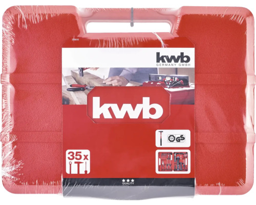 Koffer mit 35 Werkzeugen für verschiedene Anwendungen