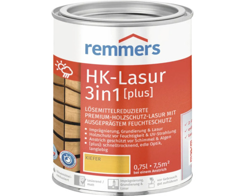 Remmers HK-Lasur 3in1 [plus] kiefer 750 ml