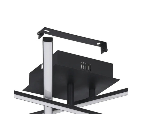 Detailansicht der Deckenleuchte mit Montagehalterung