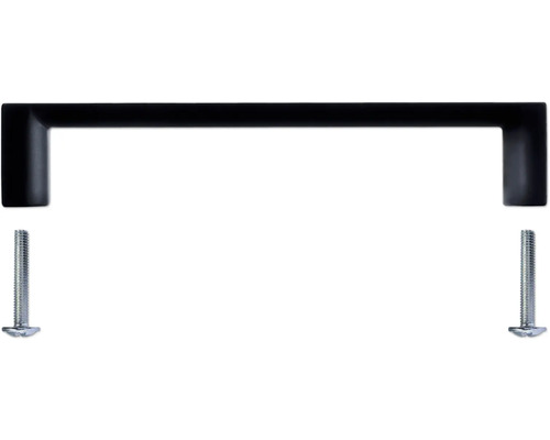Schrankgriff aus Metall mit Schrauben