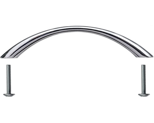 Möbelgriff aus Metall mit Schrauben