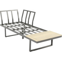 Lounge Set bellavista - Home & Garden Cella Ecksofa+Tisch Alu/Holz
