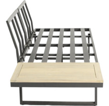 Lounge Set bellavista - Home & Garden Cella Ecksofa+Tisch Alu/Holz