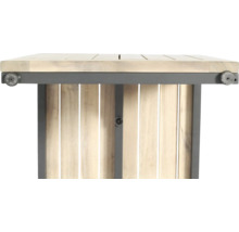 Lounge Set bellavista - Home & Garden Cella Ecksofa+Tisch Alu/Holz