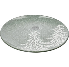 Teller mit Tannenbaum-Design