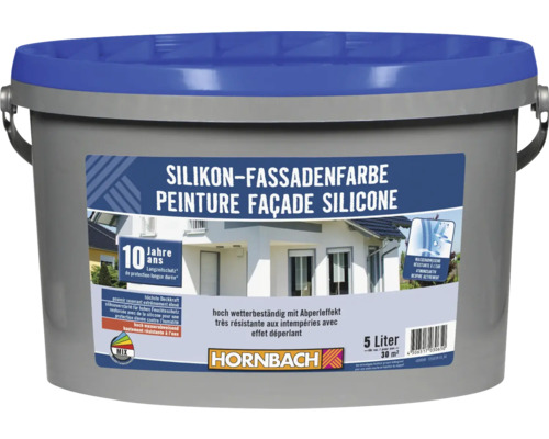 Eimer Silikon Fassadenfarbe, 5 Liter von Hornbach